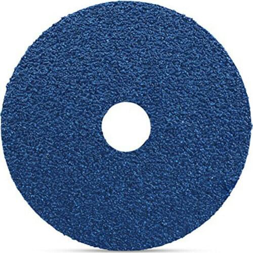 25 Pack Zirconia Resin Fiber Discs 24 Grit 4.5"x 7/8" Grinding and Sanding Disc