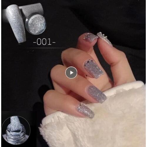 8ml Soak Off Nail Polish Nail Art Vernis Semi Permanant UV Primer Manicure Top Coat Primer Gel Lak Hybrid Laser Nail Polish TSLM