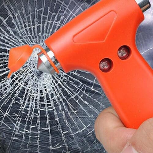 80% Hot Sale 2 in 1 Car Glass Window Breaker Safety Escape Emergency Hammer Seat Belt Cutter