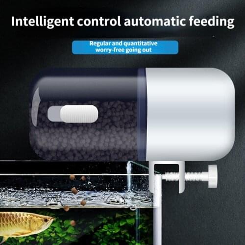 Aquarium feeder automatic feeder fishing aqurium accessories Intelligent timing automatic fish feeder for aquarium