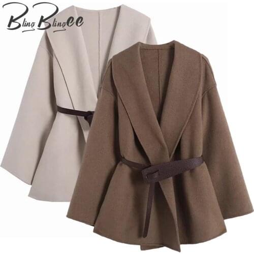 Женские шерстяные пальто BlingBlingee China At AliExpress