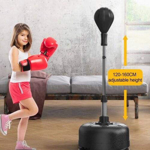 Speed Punching Bag Boxing Punching Bag Adjustable Height Punching Bag for boxing training indoors or outdoors Training Fitness