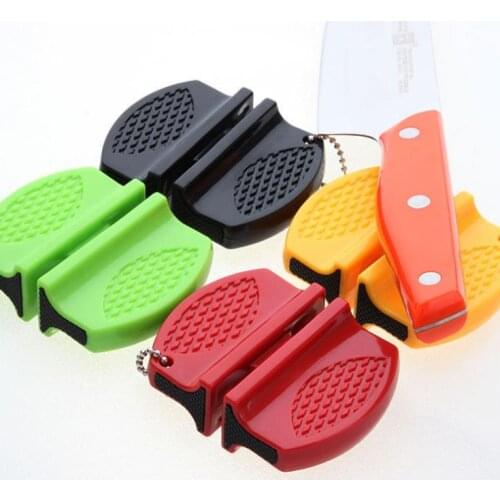 Mini Fast Knife Sharpener Stainless Steel Ceramic Rod Knives Sharpening Stone Tungsten Steels Diamond Sharpeners Kitchen Tool SN