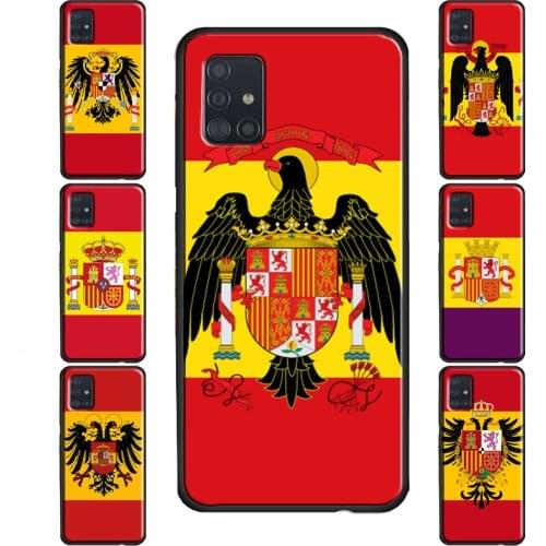 Spain Flag Coat of Arms Case For Samsung Galaxy S21 Ultra Note 20 S8 S9 S10 Plus S20 FE S10e Note 9 Note 10 Plus