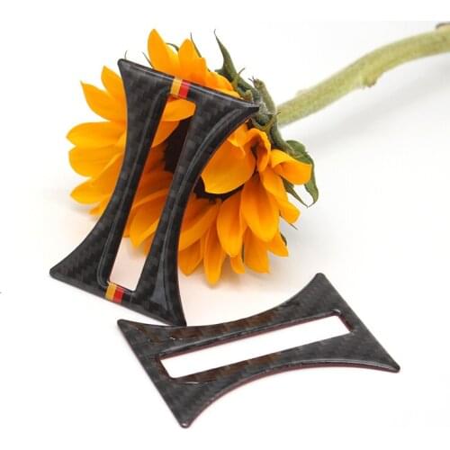 For Mercedes BenzA Class W176 X156 C117 14-17 Car Interior Water Cup Holder Decor Carbon Fiber Cover