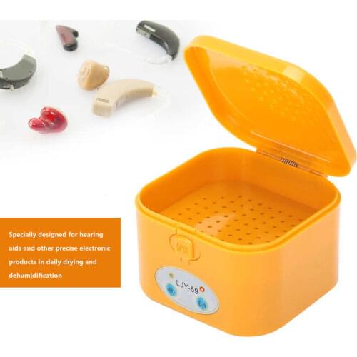 Electric Hearing Aids Dryer Dehumidifier Drying Box Case Elderly Hearing Aids Accessory New