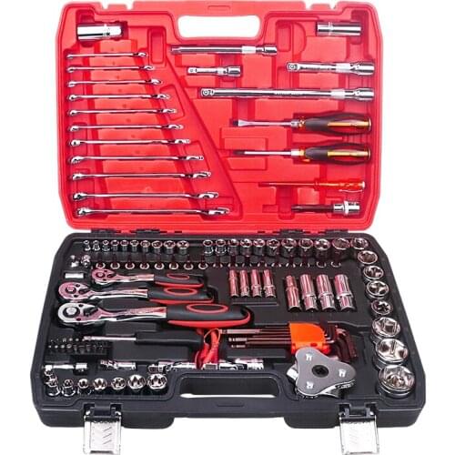China 121pcs Professional Hand Tool Kit Metric Socket Set