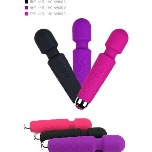 Clitoris G Spot Vibrator AV Stick Powerful USB Charge Dildos Wand For Women Vibration Stimulator Massager Sex Toys For Adults