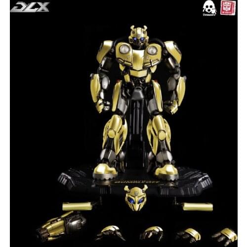 3A Threezero Transformation Collectible Figure Robot Bumble-bees 8 Inches Tall Toys Gold Edition Limited Edition