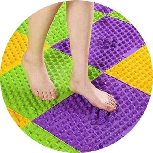 Massageador Foot Massager Pad Durable Reflexology Toe Pressure Medical Therapy Mat Foot Massage Pad Health Care Relaxation Tool