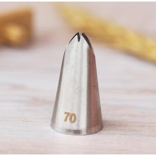 #70 Nozzle Icing Nozzles Piping Tip Pastry Tip Cupcake Writing Tube Decorating Tip Baking Tools Bakeware Creat Leaf Leaves