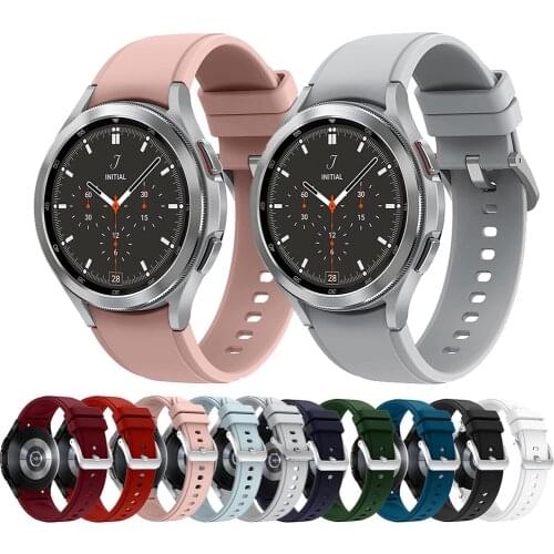 Silicone Strap for Samsung Galaxy Watch4 Classic 42mm 46mm Galaxy Watch 4 40mm 44mm New Quick Release Universal 20mm Watch Band