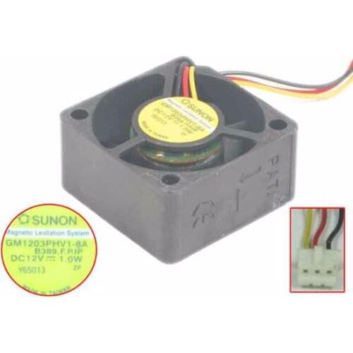 SUNON GM1203PHV1-8A B389.F.P.IP DC 12V 1.0W 30x30x15mm Server Cooling Fan