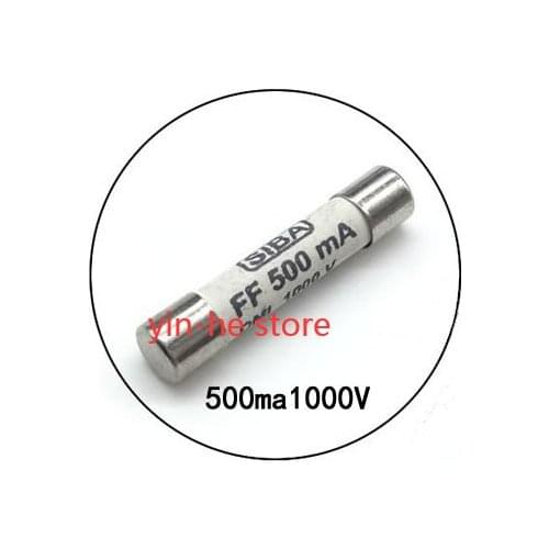 F15BF17B FF500MA1000V 10A1000VMultimeter fuse tube 1000V SIBA FF500ma/10a instrument F15BF17B