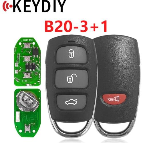 1pcs/lot) B20 4 Button Remote Key For Keydiy KD Machine KD900 URG200 Kdbox MINI KD