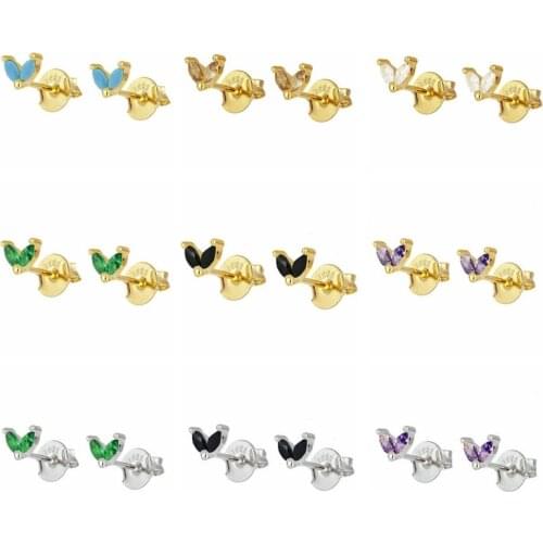 BOKAO 2021 Trend Earrings For Women Earrings Silver 925 Horse Eye Stud Earrings Piercing Jewelry Bijoux Femme Cartilage Серьги