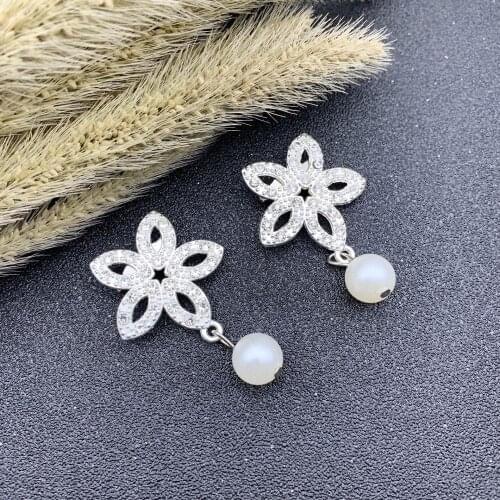 2020New 50Pcs Mini Fashion Rhinestones Flower Brooch For Women Brooch Pin Brooches For Jewelry Wholesale JC08