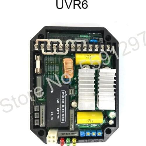 3-phase Automatic Voltage Regulator UVR6 For Mecc Alte Generator Alternator Stabilizer AVR UVR6 kubota 220V 380V 400V