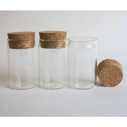 360 x 20ml Glass Tube with Wooden Cork 20cc Clear Glass Vial Glass Jar Cork Tube Bottle Used in Gifts Storage Containers