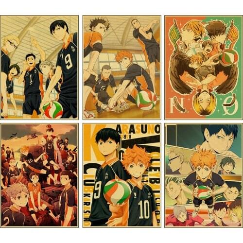 5D Full Square Round Drill Diamond Painting Japanese Anime Haikyuu Diamond Embroidery Cross Stitch Mosaic Set Home Decor Gift