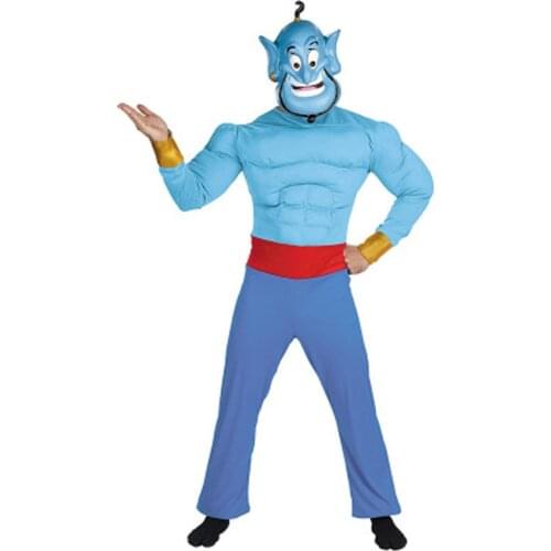 Kids Aladdin And The Magic Lamp Genie Jumsuit Cosplay Costume Halloween Dress For Children Clothing