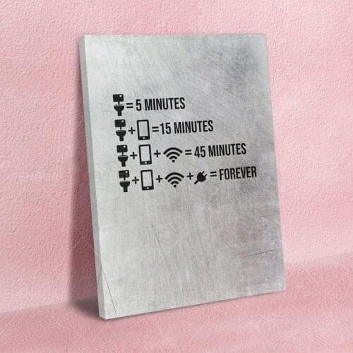 Home Decor Phone Canvas Pictures Wifi Wall Art Minimalism Paintings Prints Nordic Modern Modular Poster Living Room Framework