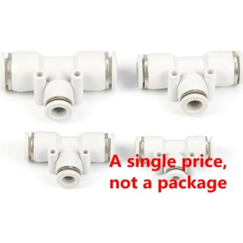 PEG6-4 PEG8-6 PEG10-8 PEG12-10 PEG8-4 PEG10-6 PEG12-8 PEG16-12 Pneumatic T type three pass variable diameter fittings