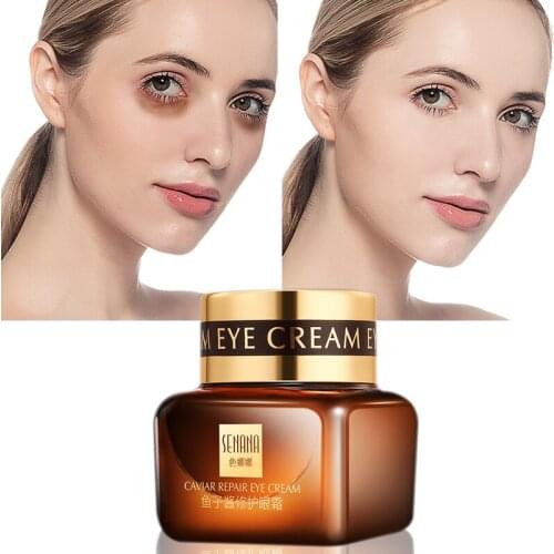 Caviar Eye Cream Anti-Wrinkle Anti-Aging Dark Circles Removing Puffy and Eye Bag Eye Cream Moisturizing Smooth Eye Care