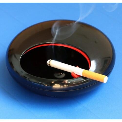 Personality Creative Fashion Large Rotating Ashtrays with Lids for Home Car Ash Tray Cigar Cigarette Ashtray Gift for Boyfriend