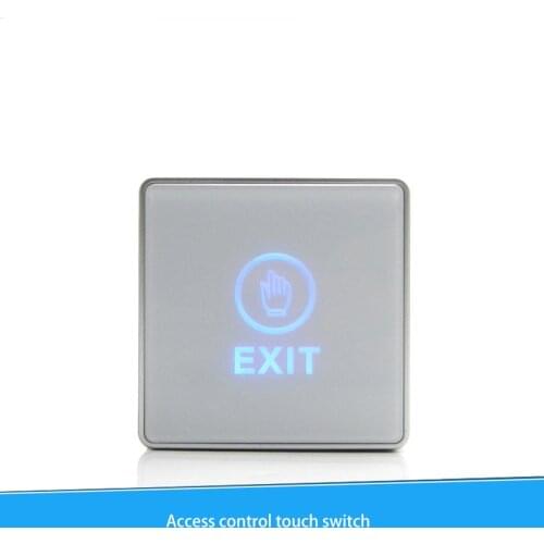 Door Exit Button,Switch Panel LED Light for Door Access Control System Home Security Protection Push Touch Sensor Switch