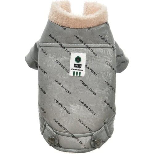 Waterproof Dog Clothes Leather Coat Warm Winter Dog Jacket Coat For Small Dogs Pets Pug French Bulldog Schnauzer Roupa Cachorro