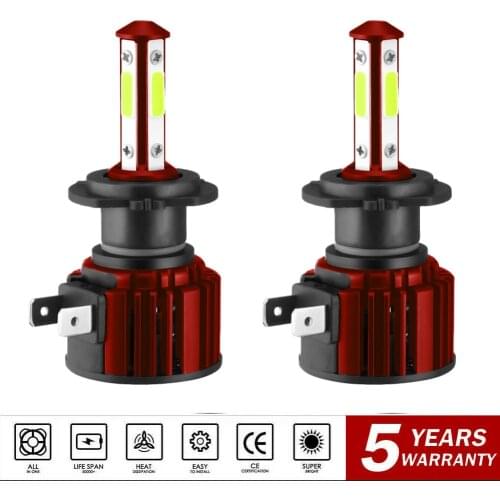 NEW 2Pcs 16000LM H7 H11 Led Headlight Bulb 360 Degree LED H8 H9 9005 HB3 9006 HB4 Auto Car Headlight 6000K 12000K Fog Light