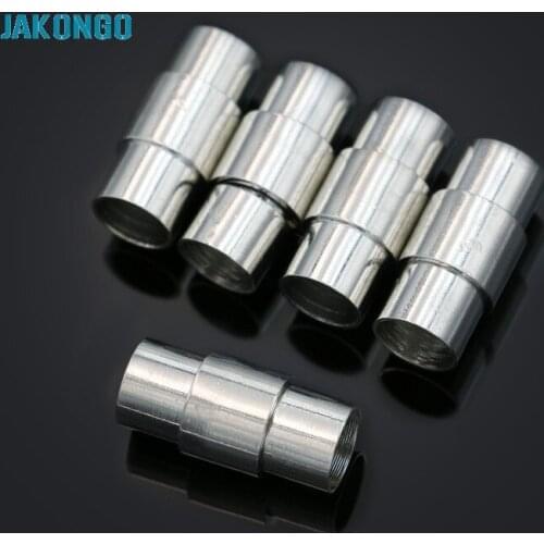 JAKONGO 5pcs Magnetic Claps for Making Leather Cord Bracelet DIY Handmade Necklace Connector Buckle