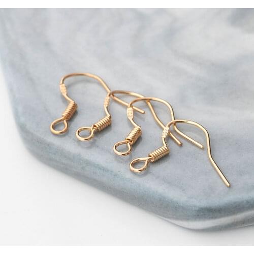 20pcs/lot 18x17mm Copper Earring Findings Ear Clasps Hooks Fittings DIY Jewelry Making Accessories Hook Ear wire Jewelry Supplie
