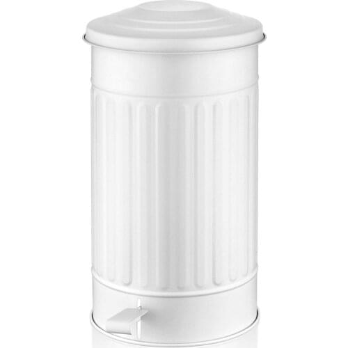 The Mia Glv0310 Trash Can Medium - White