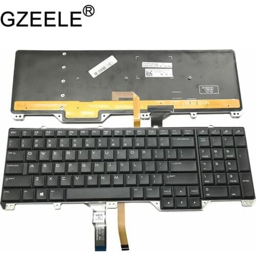 NEW US laptop keyboard For DELL Alienware 17 R1 17 R2 17 R3 M17 2C6KH Backlit