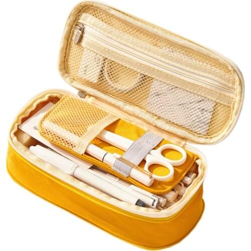 New Huge Capacity Pen Case School Pencils Case Make-up Container Birthday Gift Pen Case