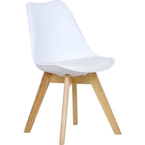 Dining Chairs Tower Chair Wood Desk Chair Padded Seat with Cushion Retro Style Kitchen Chair for Dining Room Tea Coffee Stool