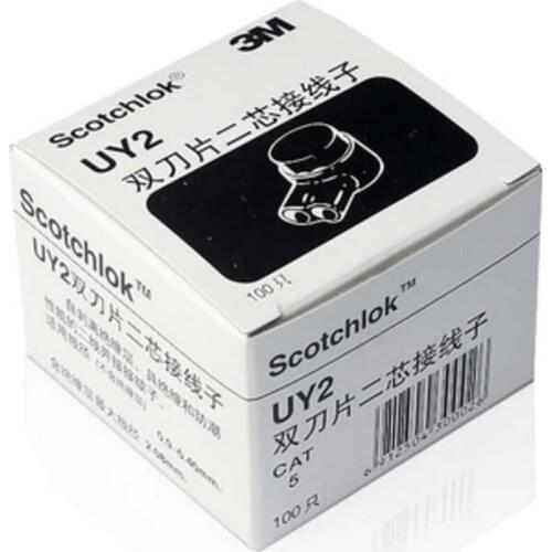 USA original authentic 3M K2 wiring sub Scotchlok TM Two blades UY2 Network telephone line terminals K2 cable wiring sub100pcs