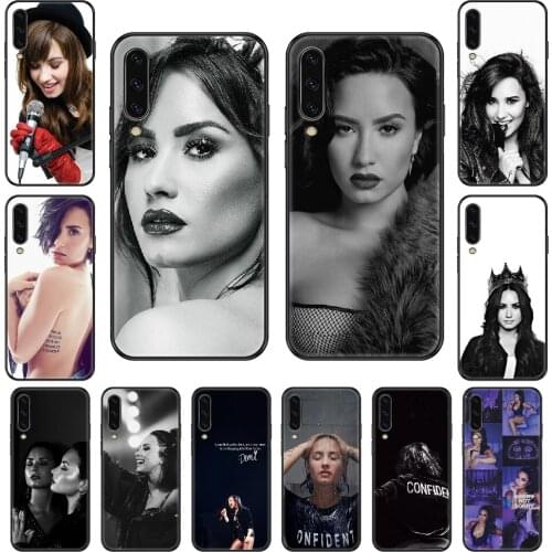 Singer Demi Lovato Phone case For Samsung Galaxy A 3 5 8 9 10 20 30 40 50 70 E S Plus 2016 2017 2018 2019 black trend bumper 3D