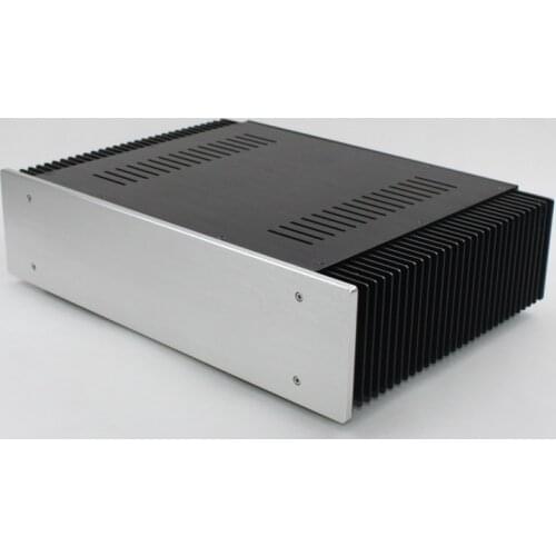 AMP case size:432*110*312mm WA61 Full aluminum amplifier chassis/Class A amplifier case/AMP Enclosure box/amp case/DIY box