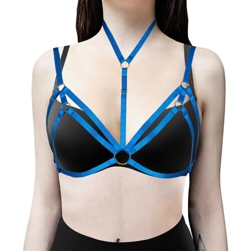 Sexy Womens Lingerie Costumes Body Garter Strap Belt Harness Bondage Cosplay Harajuku Bdsm Stockings Erotic Lingerie Cage Bra
