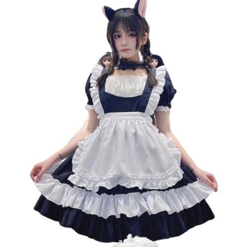Lolita Bow Pocket Teens Students Pink Blue Cute Rabbit Bunny Overalls Autumn Spring Summer Sweet Girls Corduroy Straps Dress
