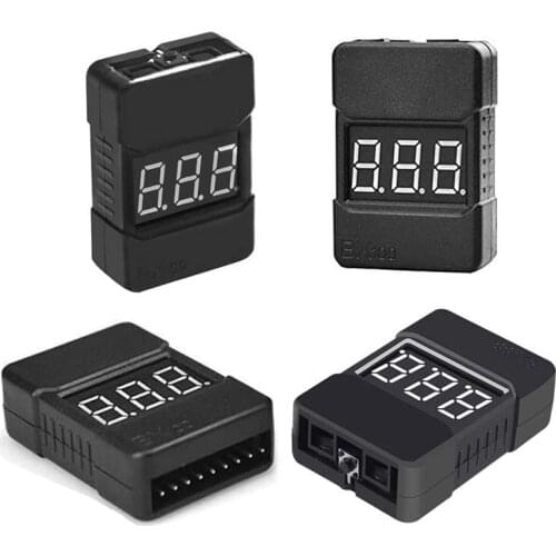 4pcs/lot BX100 RC 1-8S Low Voltage Buzzer Alarm Super Sound Warning Checker With LED Indicator Lipo Battery Tester