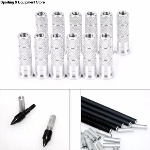 1Pc Aluminum Archery Insert Base Replace for Arrow Shaft and hunting 12x 6.2mm