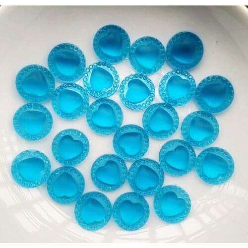 Wholesale 480Pcs 12mm Resin rhinestones applique exquisite crystal stone for 3D Home wedding decoration No silver back -HR07