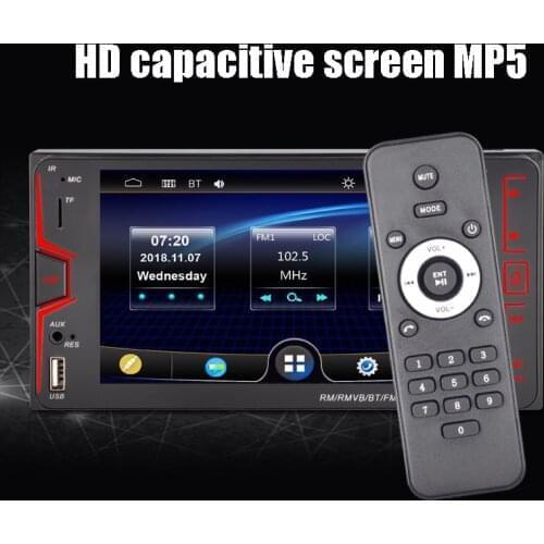Car Radio 2 Din 7 Inch MP5 Player Power Off Memory Bluetooth Reversing Multimedia Capacitive Touch Screen FM TF HD For Toyota