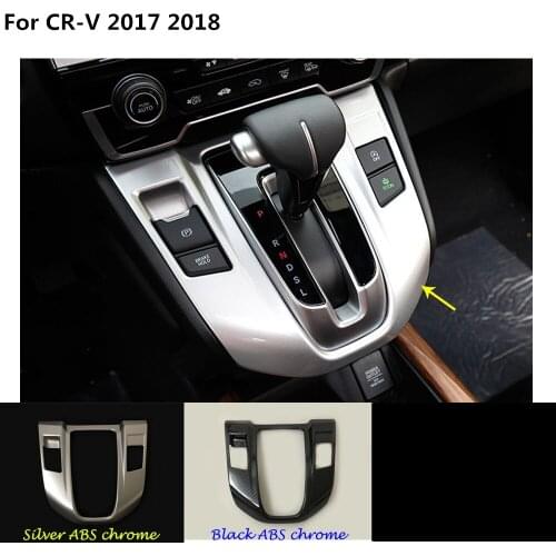 Car accessories inner middle handbrake Gear Panel Shift Stall Paddle cup switch frame lamp trim For Honda CRV CR-V 2017 2018