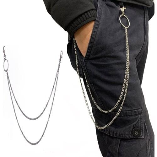 2020 Few style fashion Men Body Belt Chain womens wild hip-hop style jeans personality female decorative body jeans chains