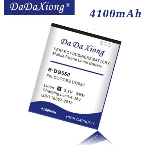Da Da Xiong Original 4100mAh B-DG550 Battery for Doogee Dagger DG550 Cell Phone Battery
